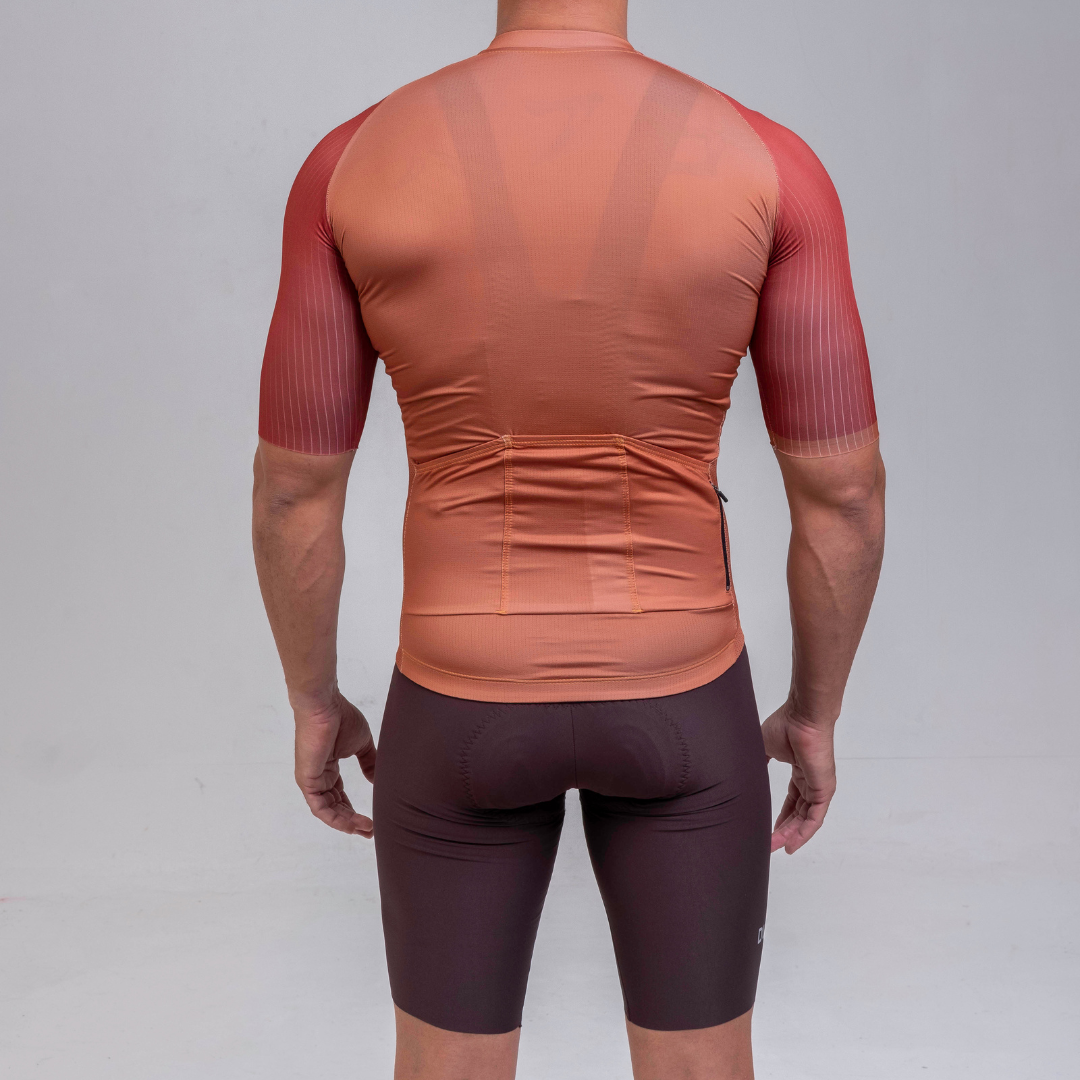 KIT MASCULINO JERSEY TERRACOTTA / BRETELLE  BROWN